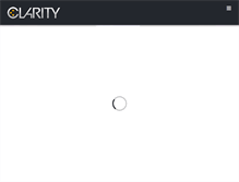 Tablet Screenshot of clarityincorporated.com